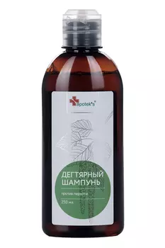 Шампунь Mirrolla Apoteks дегтярный от перхоти 250 мл
