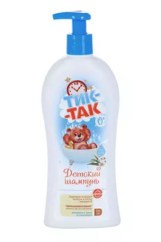 Шампунь Тик-Так дет комплекс трав/пантенол (с 0 мес), 350 мл