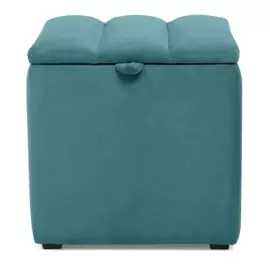 пуф каркасный квадратный nrava home 400х400х450 бирюза
