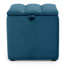 пуф каркасный квадратный nrava home 400х400х450 синий
