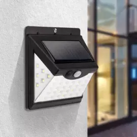 прожектор lamper led ip65 8вт на солнечной батарее черный 602-236