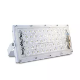 прожектор red flc-130-6k св/диодный 30w 2400лм 6500k ip65 белый