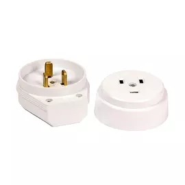 разъем для плиты 32а 250в 2p+pe оу пластиковый белый sbe-is1-250-p smartbuy