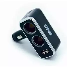 Разветвитель прикуривателя 12/24 (на 2 выхода) CS211U + USB