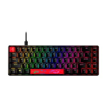 Клавиатура игровая HyperX Alloy Origins 65, Red Switch, чёрный, английская раскладка