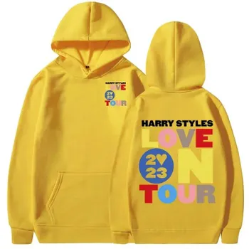 2023 Толстовка с капюшоном для концертов Love on Tour Harajuku Эстетические толстовки большого размера Женская одежда унисекс Толстовки с длинными рукавами Уличная одежда 2XL