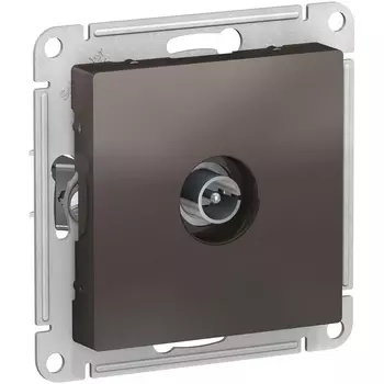 ТВ-розетка проходная (мокко) Systeme Electric AtlasDesign ATN000693