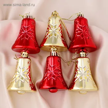 Ёлочные игрушки 6 шт.