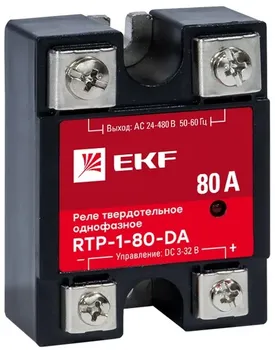 Реле EKF rtp-1-80-da твердотельное однофазное RTP-80-DA