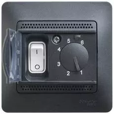 Термостат Schneider Electric GSL000738 электронный теплого пола с датчиком 10A, IP20