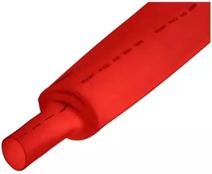 Термоусаживаемая трубка Rexant 23-5004 ТУТ нг 35,0/17,5мм, красная (упак. 10 шт. по 1м)