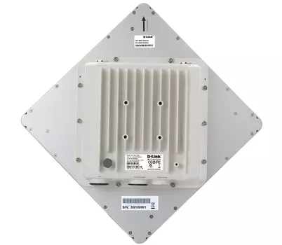 Точка доступа D-link DAP-3760 внешняя беспроводная/мост 802.11a, до 40/100 км, с поддержкой PoE, IP67 и 1 внутренней направленной антенной