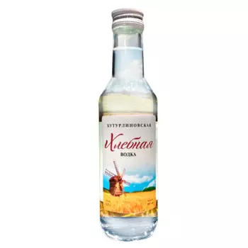 Водка хлебная 0.25 л 38% бутурлиновский лвз