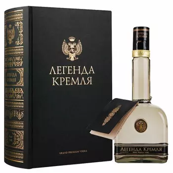 Водка легенда кремля 0,7л 40% п/у фолиант