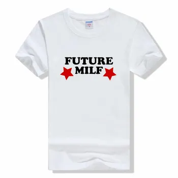 Футболки с принтом FUTURE MILF 90s, модные повседневные укороченные топы с круглым вырезом и короткими рукавами, летняя уличная футболка L