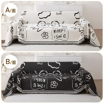 Bohemia Chenille Sofa Cover Universal Sofa Blanket Dust-proof Cloth for Bedroom Living Room Sofa Cushion 180x130
