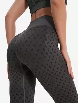 Легинсы женские Demix HighFlow Yoga Seamless Gfx, Серый