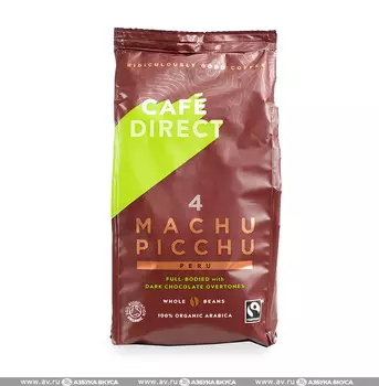 Кофе в зернах CafeDirect Перу Мачу Пикчу Cafedirect plc 277 г Великобритания