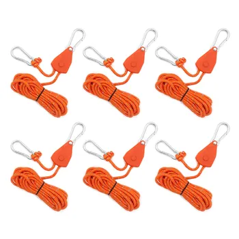 Tent Rope Lock Pulley Adjuster Fixed Buckle Rope Adjustable Ratchet Pulley Tent Stopper Tie Downs Rope Hanger Camping чёрный