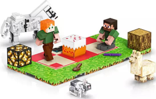 Конструктор магнитный Minecraft – Пикник (44 детали) (MC16727)