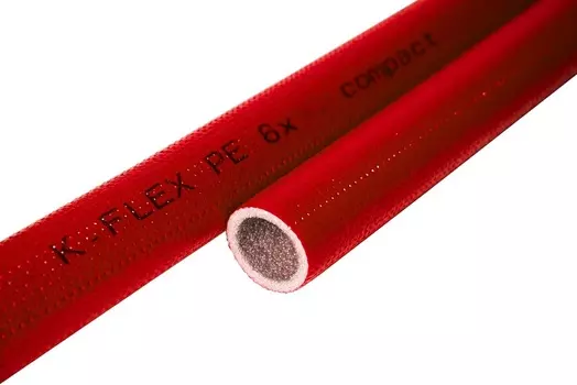 Теплоизоляция K-FLEX PE 06x018 COMPACT R красная, 2м
