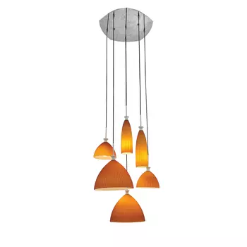 Подвесная люстра LightStar Agola Amber 810163