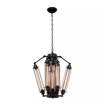Подвесная люстра Loft IT industrial cage LOFT1136