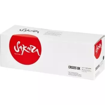 Картридж Sakura 055BK (3016C001) для Canon, черный, 2300 к.
