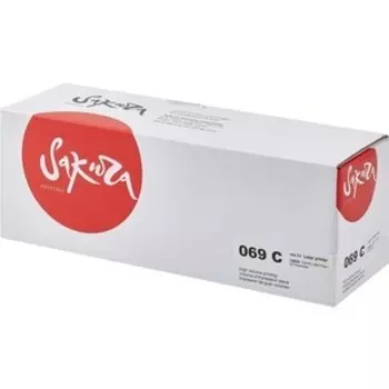 Картридж Sakura 069C (5093C002) для Canon I-Sensys LBP673Cdw/ MF750C, голубой, 1900 к.