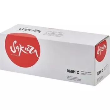 Картридж Sakura 069HC (5097C002) для Canon I-Sensys LBP673Cdw/ MF750C, голубой, 5500к.