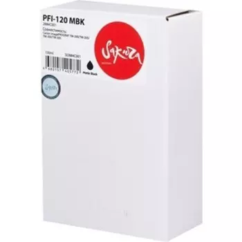 Картридж Sakura 2884C001 (PFI-120 MBK) для Canon, черный матовый, 130 мл.
