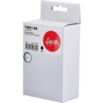 Картридж Sakura C13T40D140 (T40D1 BK) для Epson, черный, 66 мл.