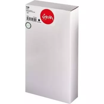 Картридж Sakura F9J68A (№728 Matte Black) для HP, черный матовый, 300 мл.