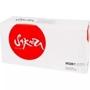 Картридж Sakura SPC220EY для Ricoh, желтый, 2300 к.