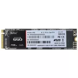 Накопитель SSD M.2 2280 Netac NT01N930E-256G-E4X N930E Pro 256GB PCIe Gen3*4 NVMe 3D TLC 2130/1720MB/s