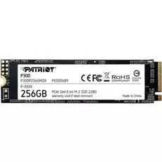 Накопитель SSD M.2 2280 Patriot Memory P300P256GM28 P300 256GB PCI-E 3.0 x4 3D QLC 1700/1100MB/s IOPS 290K/260K
