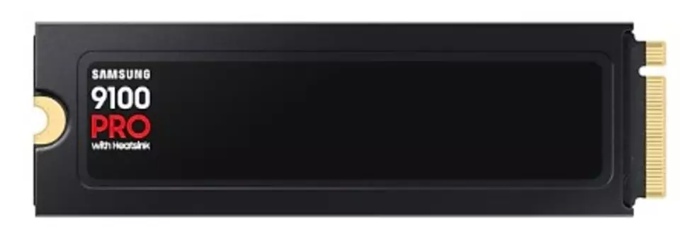 Накопитель SSD M.2 2280 Samsung 9100 PRO 1TB, 14700/13300MB/s, TBW 600, MTBF 1.5M, heatsink