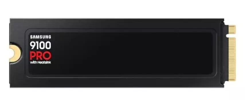 Накопитель SSD M.2 2280 Samsung 9100 PRO 2TB, 14700/13400MB/s, TBW 1200, MTBF 1.5M, heatsink