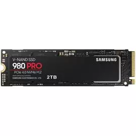 Накопитель SSD M.2 2280 Samsung MZ-V8P2T0BW 980 PRO 2TB PCIe Gen 4.0 x4, NVMe 1.3c V-NAND 3-bit MLC 7000/5100MB/s IOPs 1000K/1000K MTBF 1.5M