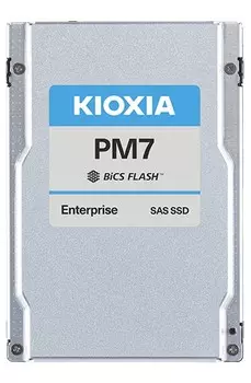 Накопитель SSD 2.5'' Toshiba (KIOXIA) KPM71RUG3T84 PM7-R, 3.84TB SAS 24Gb/s, TLC, R/W 4200/3650 MB/s, IOPs 720K/155K, TBW 7008, DWPD 1