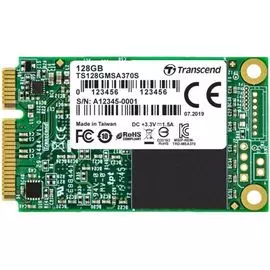 Накопитель SSD mSATA Transcend TS128GMSA370S MSA370S 128GB SATA 6Gb/s MLC 530/200MB/s IOPS 70K/50K MTBF 2M