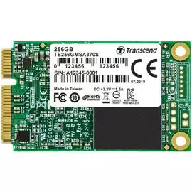 Накопитель SSD mSATA Transcend TS256GMSA370S MSA370S 256GB SATA 6Gb/s MLC 530/400MB/s IOPS 70K/70K MTBF 2M