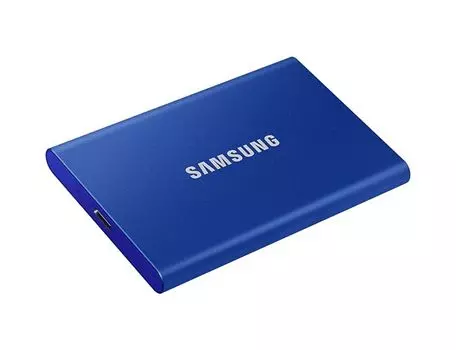 Накопитель SSD USB 3.2 Samsung MU-PC2T0H/WW внешний T7 2TB USB 3.2 indigo blue