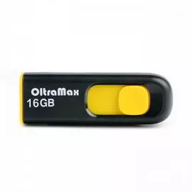 Накопитель USB 2.0 16GB OltraMax OM-16GB-250-Yellow 250, жёлтый