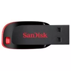 Накопитель USB 2.0 16GB SanDisk Cruzer Blade SDCZ50-016G-B35 черный/красный
