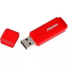 Накопитель USB 2.0 16GB SmartBuy SB16GBDK-R Dock красный