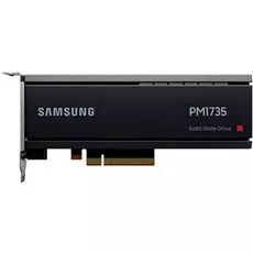 Накопитель SSD HH/HL PCIe Card Samsung MZPLJ3T2HBJR-00007 PM1735 3.2TB PCIe Gen4 x8 NVMe 8000/3800MB/s IOPS 1500K/250K MTBF 2M