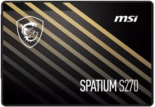 Накопитель SSD 2.5'' MSI S78-440E350-P83 SPATIUM S270 480GB TLC SATA 6Gb/s 500/450MB/s IOPS 55K/80K MTBF 2M TBW 250