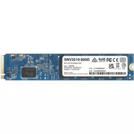 Накопитель SSD M.2 22110 Synology SNV3510-800G 800GB, R3000/W1000 Mb/s, IOPS 400K/70K, MTBF 1,8M