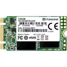 Накопитель SSD M.2 2242 Transcend TS128GMTS430S MTS430 128GB SATA 6Gb/s TLC 3D NAND 560/380MB/s 35K/
